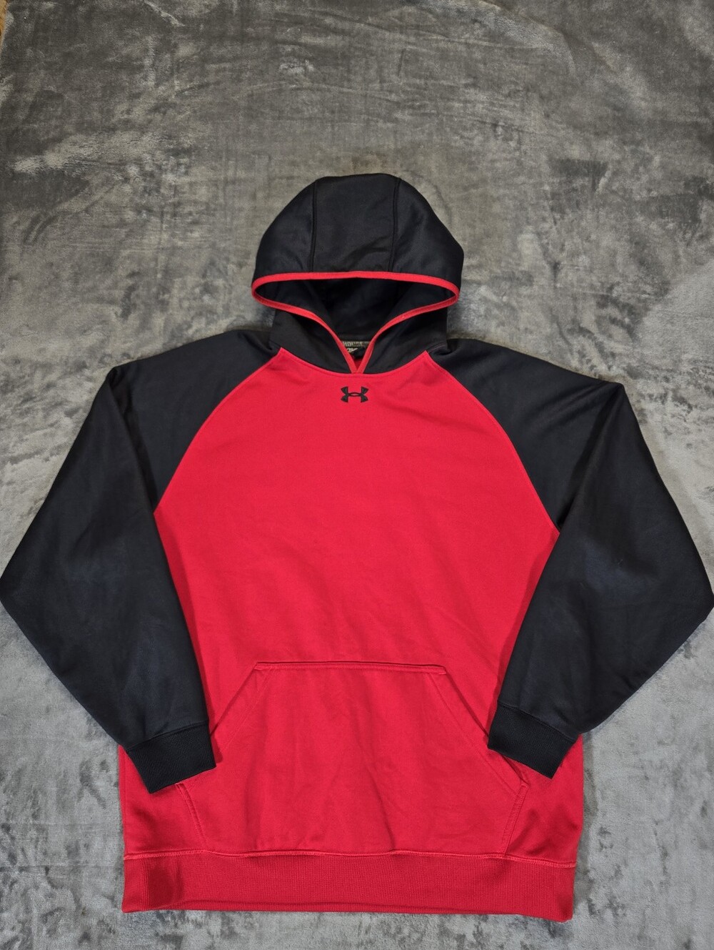 Under Armour Storm Team Fleece Hoodie Size XL Red Black